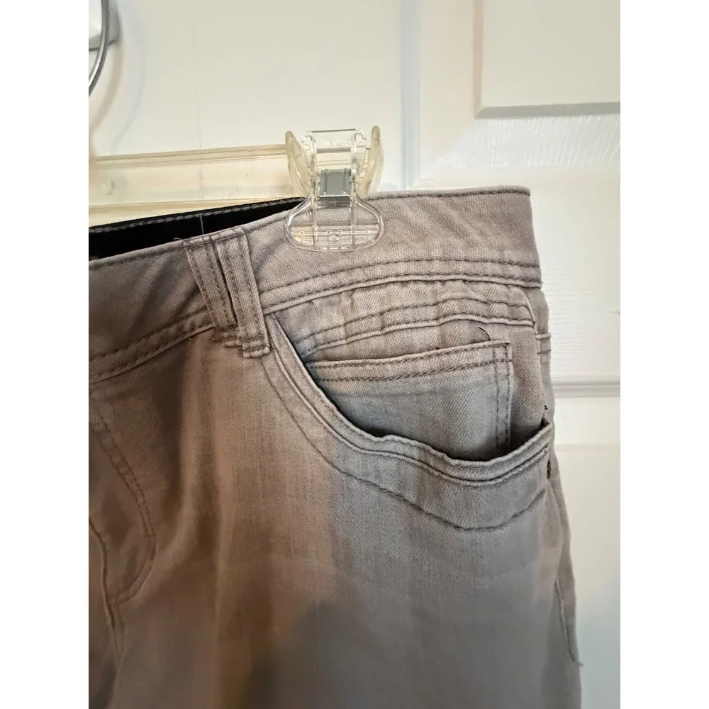 Democracy Absolution Skinny Jeans Grey Denim Pants Womens Size 12